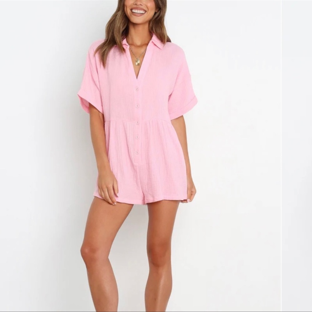 Petal+ pup romper